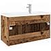 Mobile Bagno Lavabo Integrato Legno Antico in Legno Multistrato - Foto miniatura 8
