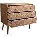 Cassettiera In Legno Marrone 73x36x65h - Foto miniatura 3