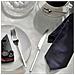 Tie Set 24 posate acciaio inox 18/0 nichel free - Servizio per 6 Persone - forchetta, coltello, cucchiaio e cucchiaino - Design particolare per tavole geometriche - Foto miniatura 2