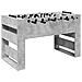 Tavolo da Foosball Grigio Cemento 146,5 x 74 x 85 cm - Foto miniatura 1