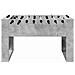 Tavolo da Foosball Grigio Cemento 146,5 x 74 x 85 cm - Foto miniatura 4