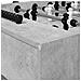 Tavolo da Foosball Grigio Cemento 146,5 x 74 x 85 cm - Foto miniatura 7