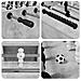 Tavolo da Foosball Grigio Cemento 146,5 x 74 x 85 cm - Foto miniatura 8
