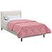 Duvet Estivo Rosa 140 x 220 cm Microfibra e Fleece Teddy - Foto miniatura 3
