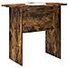 Tavolo consolle Rovere fumé 93 x 40 x 75 cm Legno multistrato - Foto miniatura 3