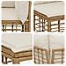 Set di divani da esterno Naturale Poliestere - Foto miniatura 6