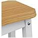 Sgabello da bar EKAI 2 pcs Bianco 40 x 29 x 45,5 cm - Foto miniatura 7