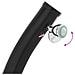 Doccia Solare con Doccetta PVC, ABS, Lega di zinco Nero - Foto miniatura 8