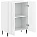 Mobiletto da Bagno ZWOLLE Bianco Lucido 59,5 x 31 x 79,5 cm - Foto miniatura 3