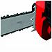 GH-EC 2040 Elettrosega a Catena Potenza 2000 Watt Colore Rosso - Foto miniatura 6