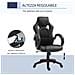 Poltrona Ufficio Stile Racing Gaming Regolabile Nero - Foto miniatura 4