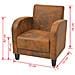Poltrona Marrone 73x72x76 Cm - Foto miniatura 4