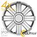 Copricerchi Auto Universali 13 Pollici Tech-one Sportive Silver 31495 - Foto miniatura 1