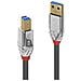 36663 Cavo Usb 3 M Usb 3.2 Gen 1 [3.1 Gen 1] Usb A Usb B Grigio (3m Usb 3.0 Type A To B Cable, - Cromo Line - Warr - Foto miniatura 3
