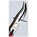 25 02 160 Pinza per meccanica - con becchi mezzotondi con tronchese (pinza per radiotecnici) bonderizzata nera rivestiti in materiale bicomponente 160 mm - Foto miniatura 4