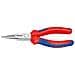 25 02 160 Pinza per meccanica - con becchi mezzotondi con tronchese (pinza per radiotecnici) bonderizzata nera rivestiti in materiale bicomponente 160 mm - Foto miniatura 5