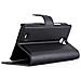 Custodia Compatibile Con Htc Desire 300 In Nero Carbone - Coperchio Protettiva Con Chiusura Magnetica, Funzione Stand E Tasca Per Le Carte - Foto miniatura 12