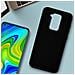 Cover Silicone Xiaomi Redmi Note 9 Semi-rigida Opaca Soft Touch Nero - Foto miniatura 3