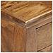 Comodino 28x28x46 Cm In Legno Massello Di Mango - Foto miniatura 2