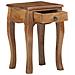Comodino 28x28x46 Cm In Legno Massello Di Mango - Foto miniatura 4