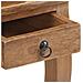 Comodino 28x28x46 Cm In Legno Massello Di Mango - Foto miniatura 6