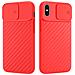 Custodia Compatibile Con Apple Iphone X / Xs In Opaco Rosso - Coperchio Protettivo In Silicone Tpu Flessibile E Con Protezione Per La Fotocamera - Foto miniatura 1