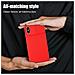 Custodia Compatibile Con Apple Iphone X / Xs In Opaco Rosso - Coperchio Protettivo In Silicone Tpu Flessibile E Con Protezione Per La Fotocamera - Foto miniatura 6