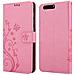 Cadorabo Custodia Compatibile Con Huawei P10 Plus In Rosa Fiore - Coperchio Protettivo In Design Floreale Con Chiusura Magnetica, Funzione Stand E Slot Per Carte - Foto miniatura 8