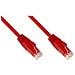 Cavo Rete Categoria 6a Non Schermato Utp Awg24 Colore Rosso Halogenfree Mt 1 - Foto miniatura 1