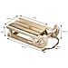 Slitta Decorativa Natalizia Miniatura In Legno Con 25 Led Bianco Caldo 31,5 Cm - Foto miniatura 6