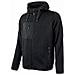Upower Rainbow Felpa Maglia Manica Lunga A Zip Intera Felpata Con Cappuccio Colore Black Carbon Tg. S - Foto miniatura 1