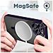 Cover Magsafe Per Iphone 13 Pro Max Silicone Protezione Fotocamera Bordo Viola - Foto miniatura 4