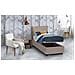 Letto Singolo Sarah, Letto Contenitore Con Rivestimento In Ecopelle, 100% Made In Italy, Apertura Frontale, Adatto Per Materasso Cm 90x200, Tortora - Foto miniatura 4