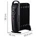 Radiatore ad Olio OILO MINI2 AR4R07M2 con 7 Elementi Riscaldanti Potenza 800 W Colore Nero - Foto miniatura 2