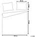 Set Copripiumino In Cotone Satinato A Fiori Azzurro Chiaro 200 X 220 Cm Evergreen - Foto miniatura 2