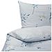 Set Copripiumino In Cotone Satinato A Fiori Azzurro Chiaro 200 X 220 Cm Evergreen - Foto miniatura 3