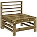 Set Salotto Da Giardino 7 Pz In Legno Impregnato Di Pino - Foto miniatura 3