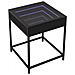 Tavolino Da Salotto Con Led Infinity Nero 40x40x51 Cm - Foto miniatura 3
