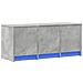 Mobile Porta Tv Con Led Grigio Cemento 97x34x40 Cm Truciolato - Foto miniatura 3