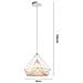 Lampadario A Sospensione Portalampada E27 Stile Moderno Bianco E20-b - Foto miniatura 3