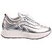 Fin Leisure Trainers Sneakers Pelle Scarpe Donna Argento Eu 41, 7-102311 7600 - Foto miniatura 2