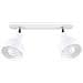 Lampada Da Soffitto Elba 2 Bianco Sl. 1314 - Soppalco Lampade Da Soffitto Bianco 18.5x47x24 Cm - Foto miniatura 1