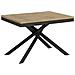 Tavolo allungabile 90x120/224 cm Karida Evolution quercia natura telaio antracite - Foto miniatura 1
