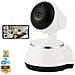 Dam Telecamera Ip Wifi Motorizzata  360° Hd 720p, Visione Notturna, Rilevatore Di Movimento 9x8x13 Cm. Colore Bianco - Foto miniatura 1