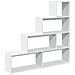 Libreria Divisorio 4 Ripiani Bianca 143,5x29x143,5cm Truciolato - Foto miniatura 7