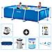 Piscina Fuori Terra - Rettangolo - 300x200x75 Cm - Blu - Include Accessori Coordinati A172 - Foto miniatura 1