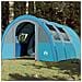 Tenda da Campeggio a Tunnel per 4 Persone Blu Impermeabile - Foto miniatura 1