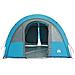 Tenda da Campeggio a Tunnel per 4 Persone Blu Impermeabile - Foto miniatura 6