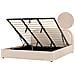 Letto Contenitore Bouclé Quillien 180 X 200 Cm Beige - Foto miniatura 2
