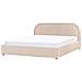 Letto Contenitore Bouclé Quillien 180 X 200 Cm Beige - Foto miniatura 4